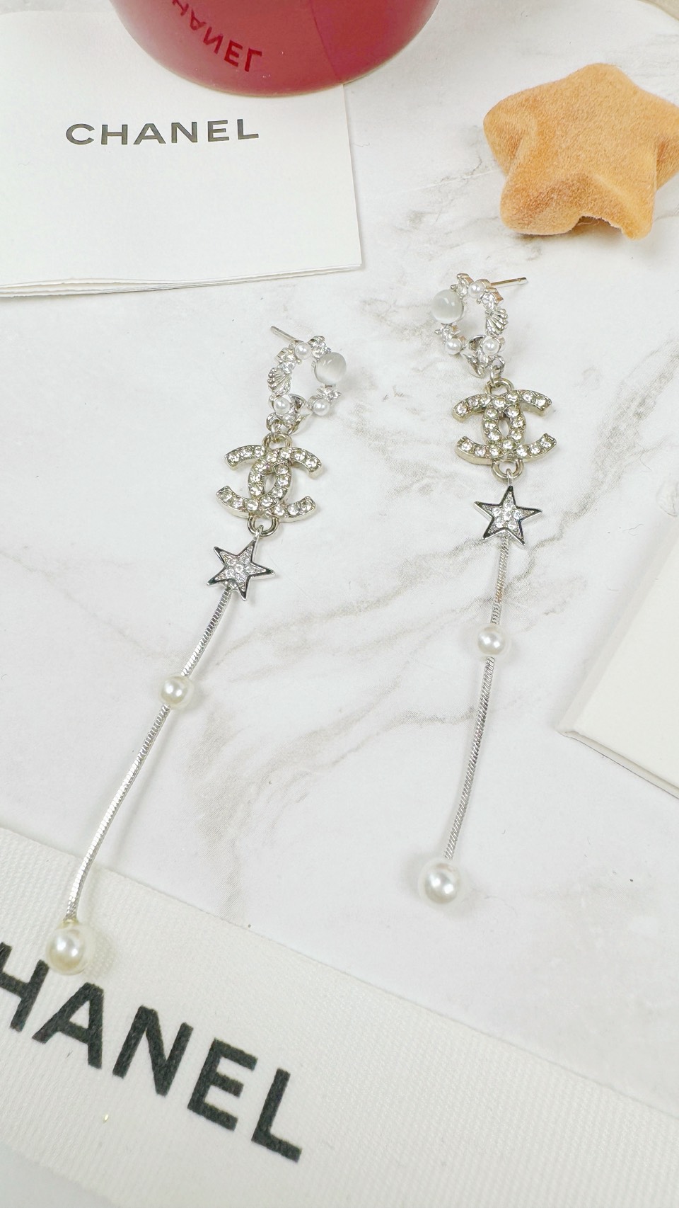 S__16932965_0 聖誕特價!!垂墜銀色小雙C