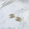 全館特價!!17mm 半鑽半珍珠 金