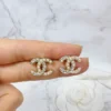 全館特價!!17mm 半鑽半珍珠 金