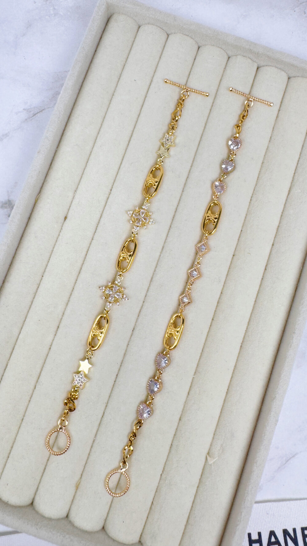 全館特價!!CELINE手鍊 使用3顆CELINE老件