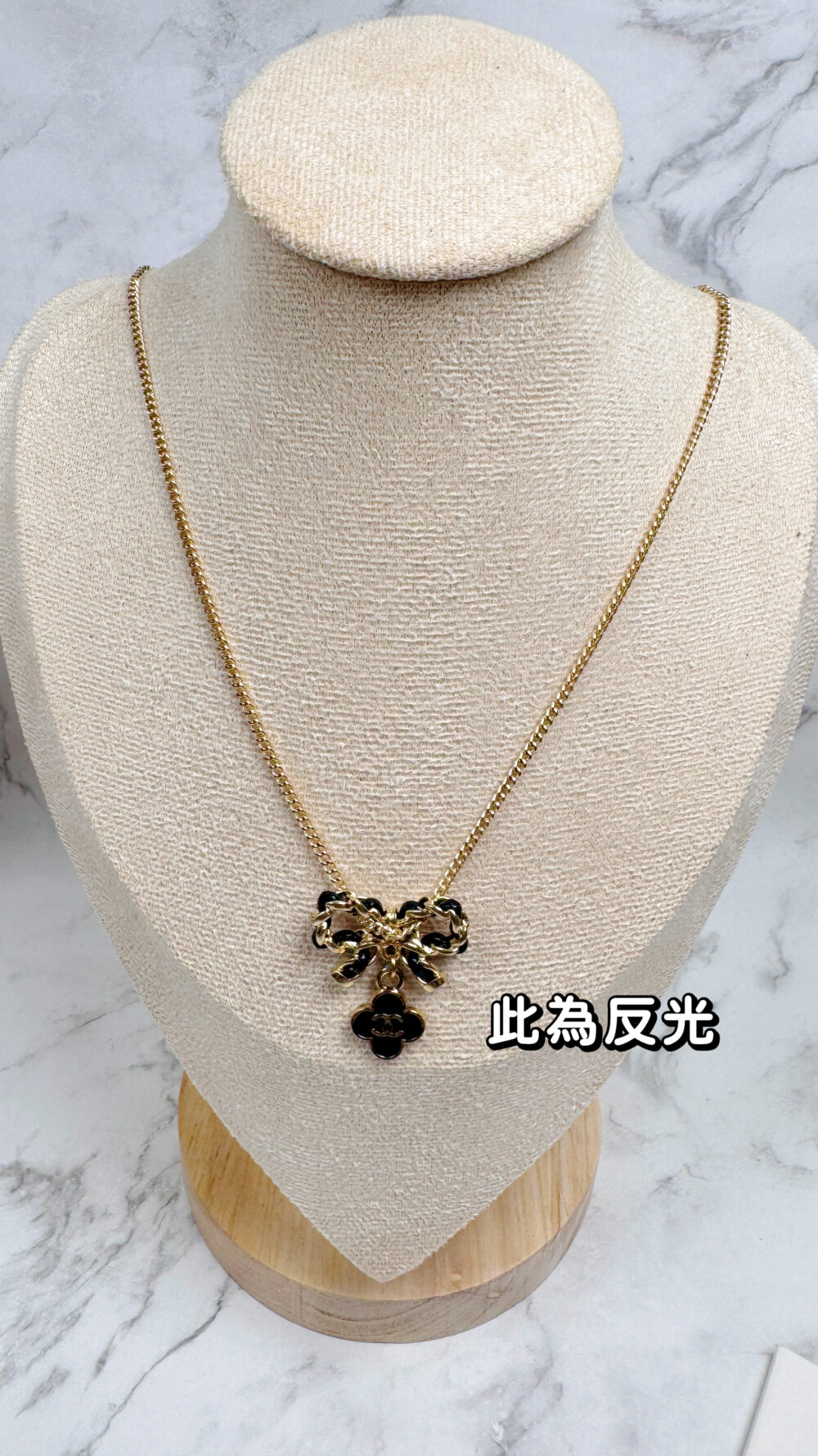 20251106_172735934_iOS 全館特價!!皮穿鍊蝴蝶結項鍊&黑色幸運草