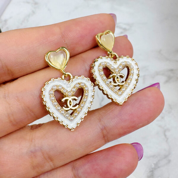 全館特價!!雙層白金色愛心