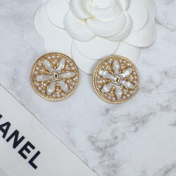 全館特價!!25mm白色大圓形花花