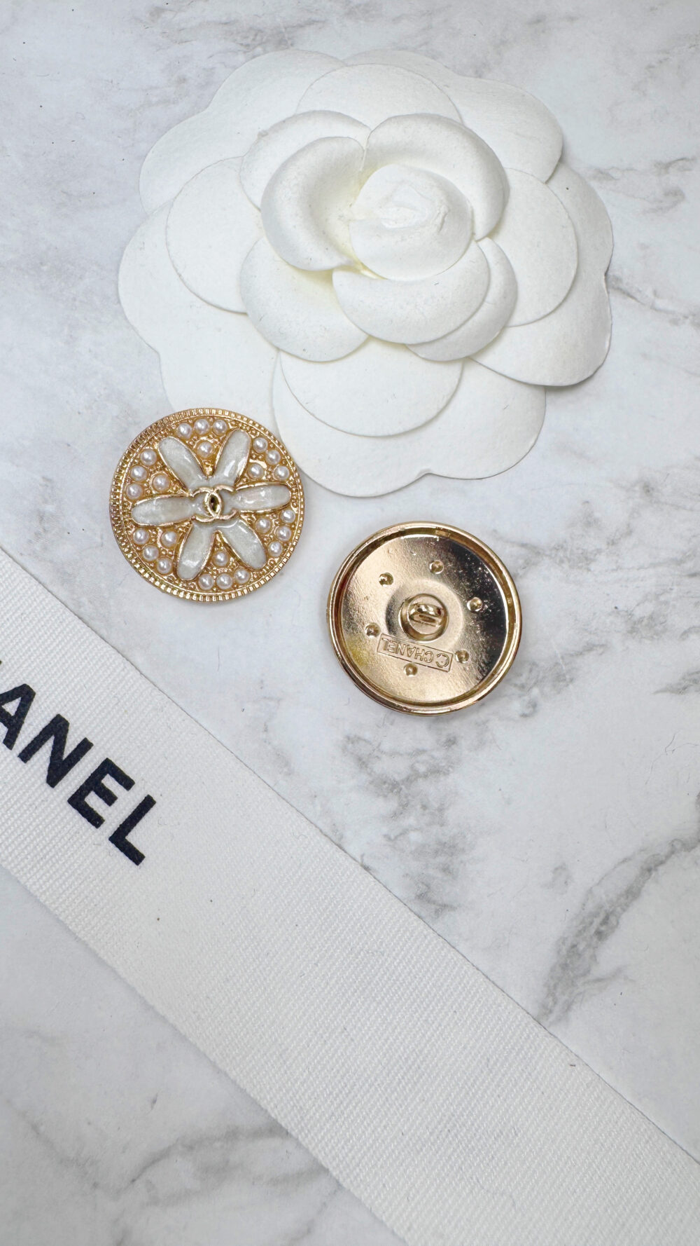 全館特價!!25mm白色大圓形花花