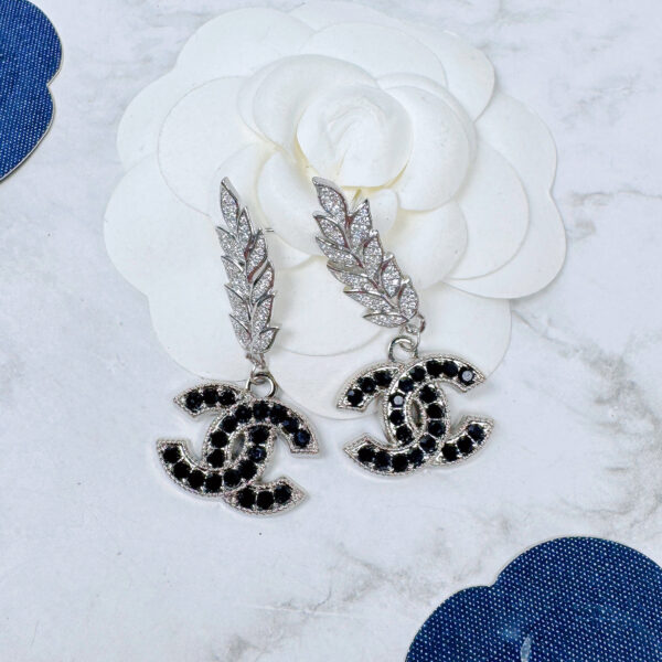 全館特價!!銀色黑鑽麥穗款