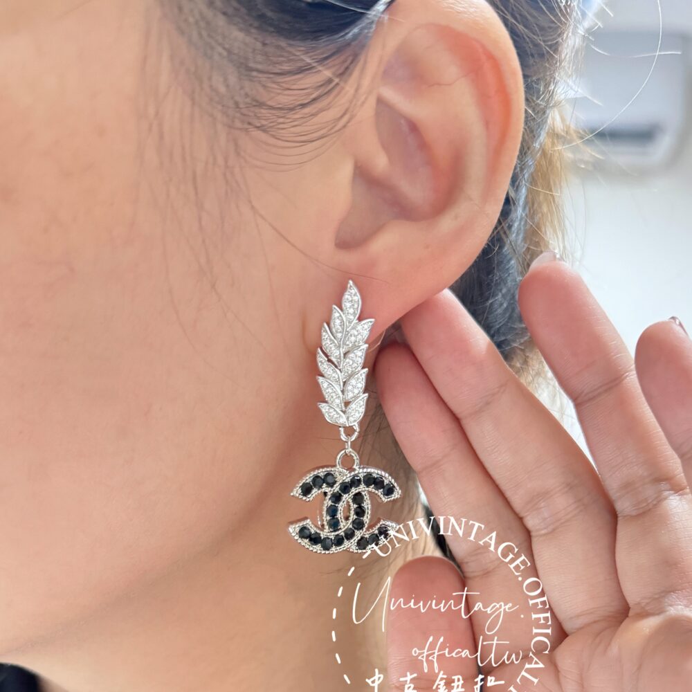 全館特價!!銀色黑鑽麥穗款