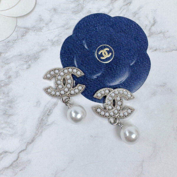 全館特價!!22mm銀色珍珠垂墜款