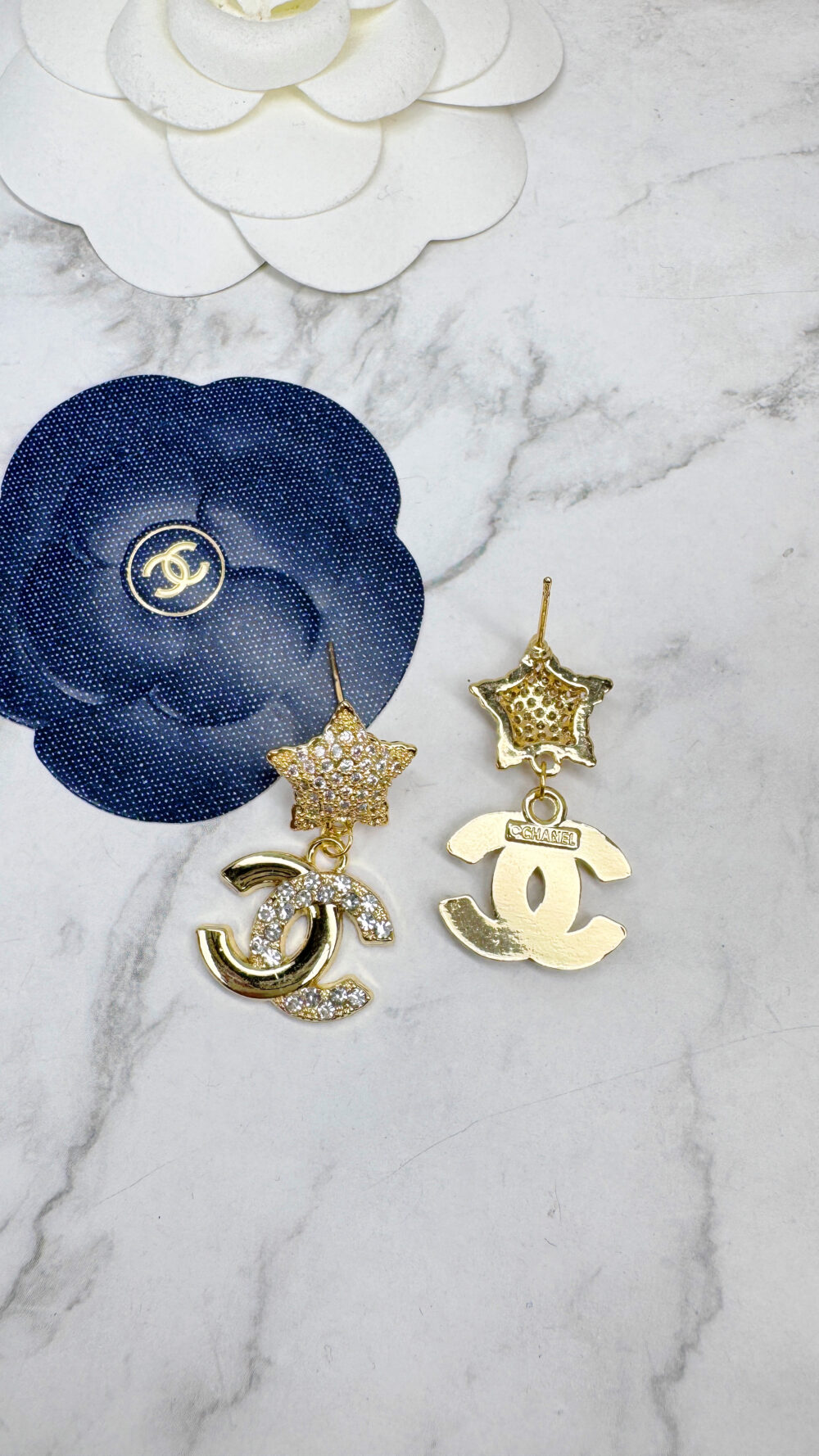 全館特價!!星星半鑽垂墜款 共兩色