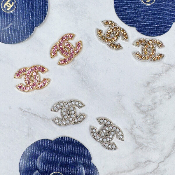 全館特價!!22mm貼耳特殊色 粉/黃