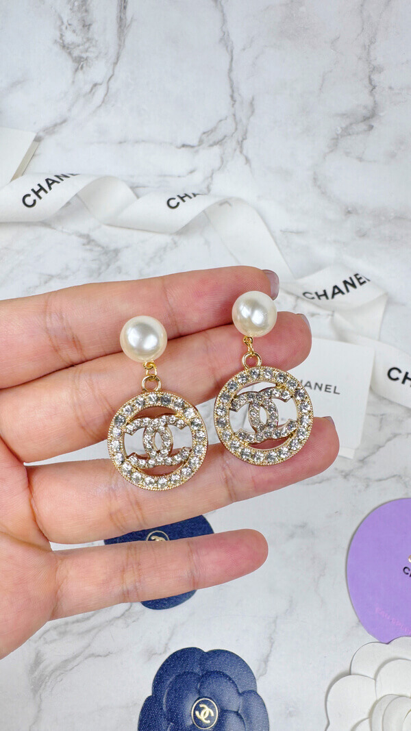 全館特價!!閃鑽簍空圓形 金/銀