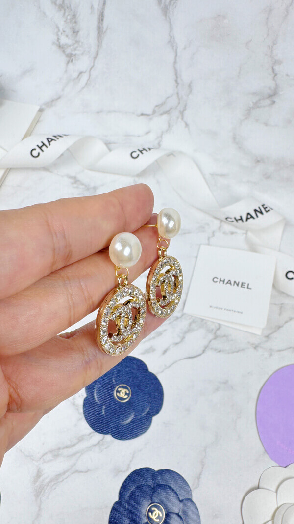 全館特價!!閃鑽簍空圓形 金/銀