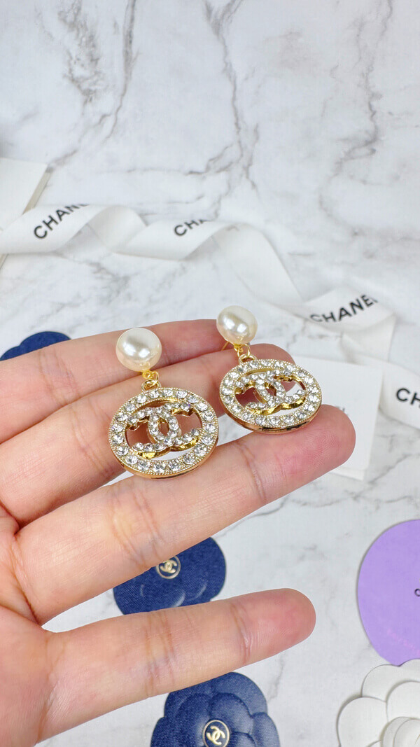 全館特價!!閃鑽簍空圓形 金/銀