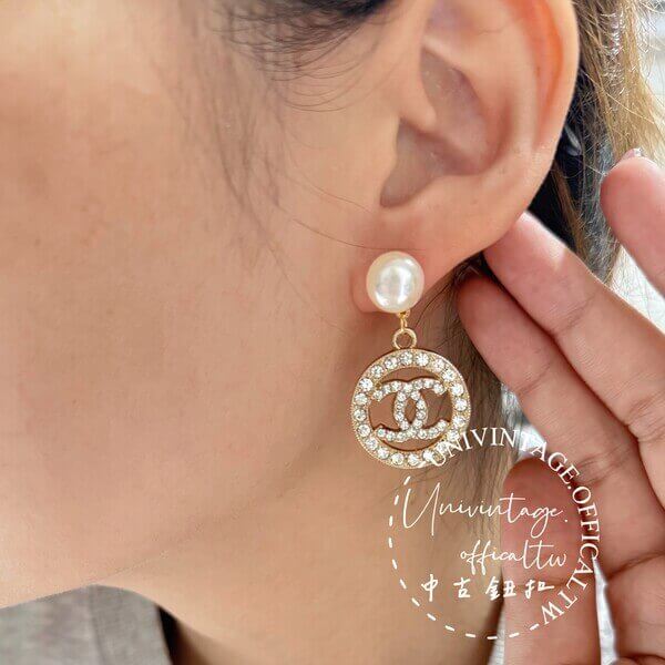 全館特價!!閃鑽簍空圓形 金/銀