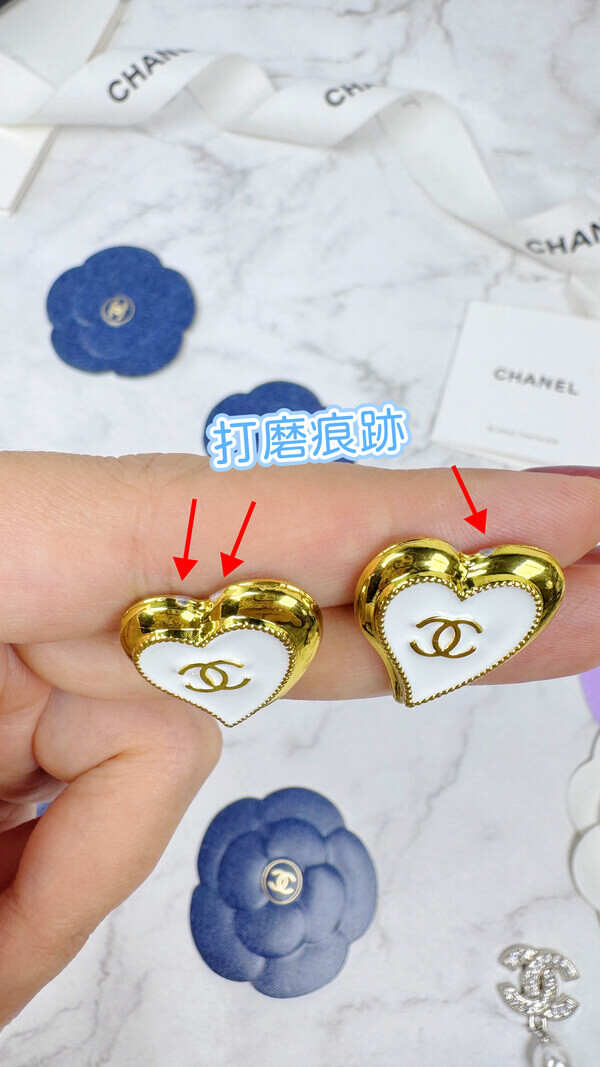 全館特價!!20mm貼耳愛心 黑/白/淡粉