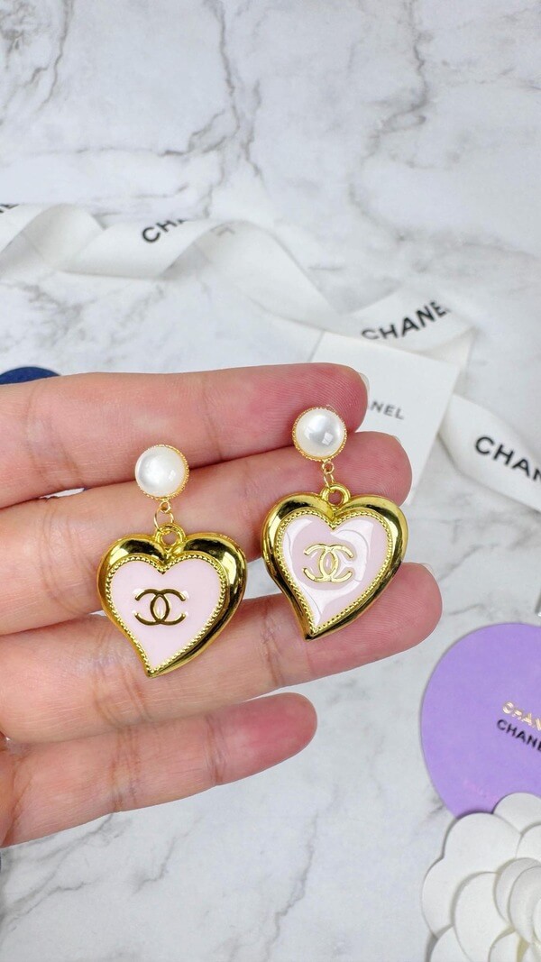 全館特價!! 客製化貓眼+金色淡粉色愛心