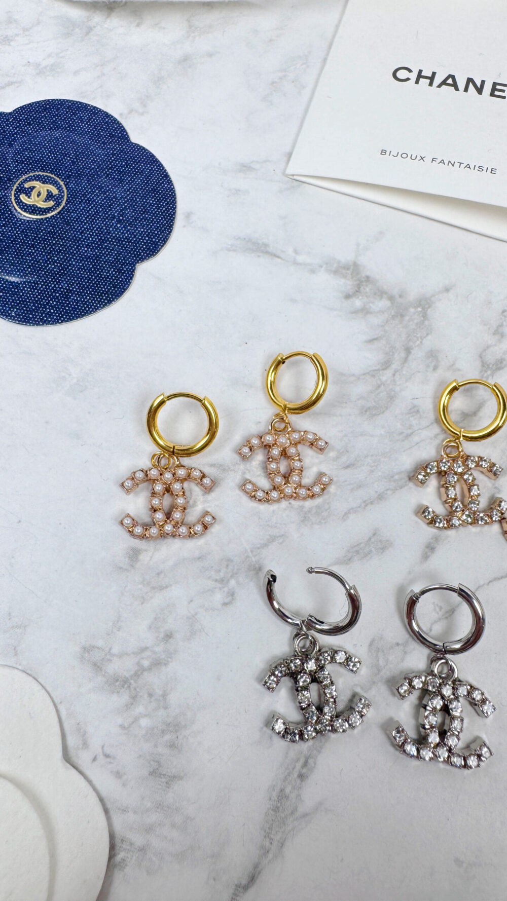 全館特價!!17mm方格耳扣 金/銀