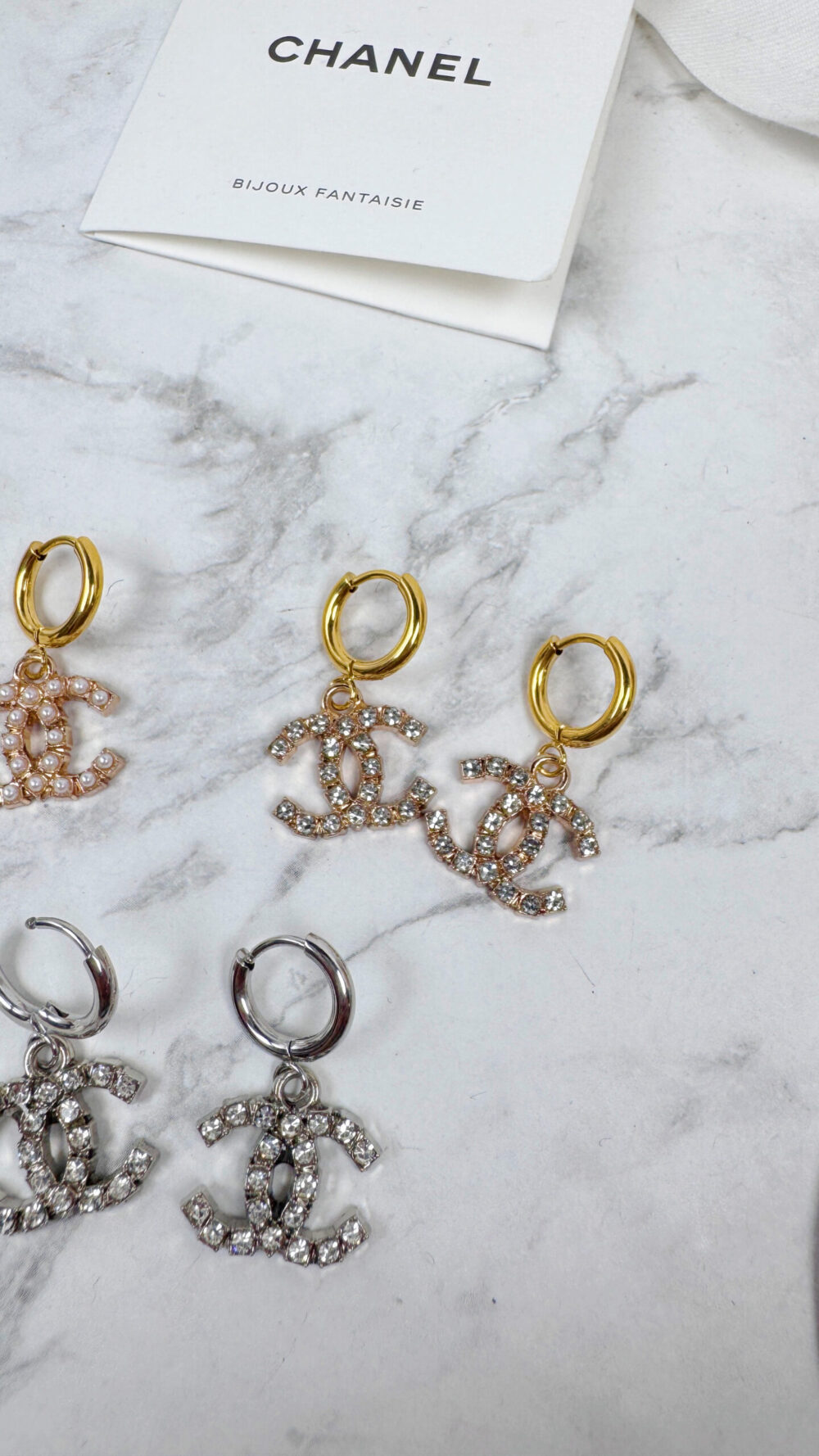 全館特價!!17mm方格耳扣 金/銀