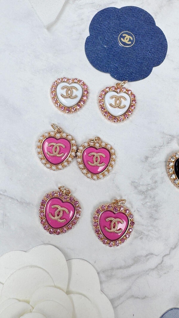 全館特價!!20mm深粉色愛心珍珠