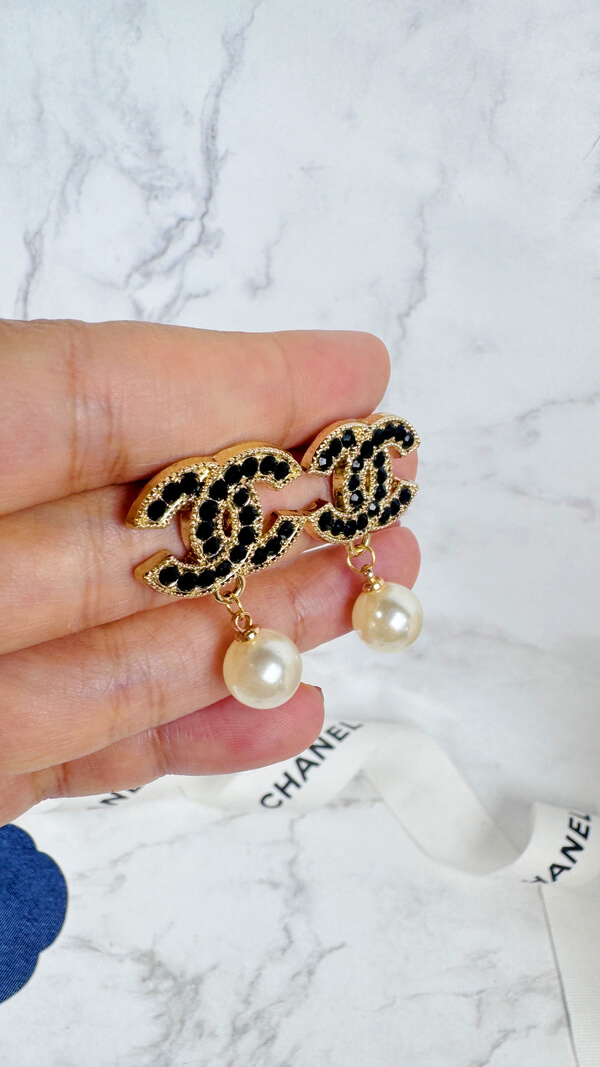 全館特價!!22mm金色垂墜款 粉鑽/黑鑽