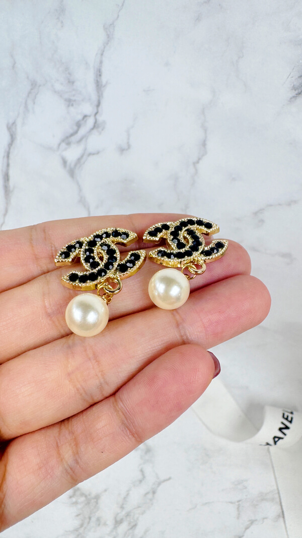 全館特價!!22mm金色垂墜款 粉鑽/黑鑽