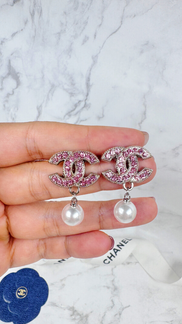 全館特價!!22mm銀色垂墜款 粉鑽/黑鑽