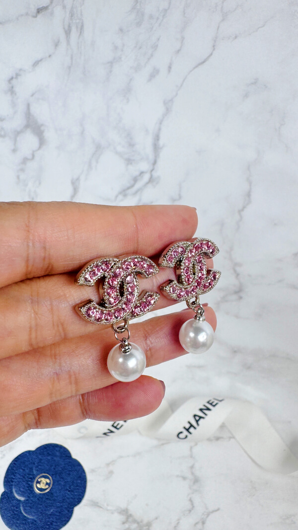 全館特價!!22mm銀色垂墜款 粉鑽/黑鑽