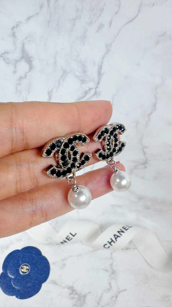 全館特價!!22mm銀色垂墜款 粉鑽/黑鑽