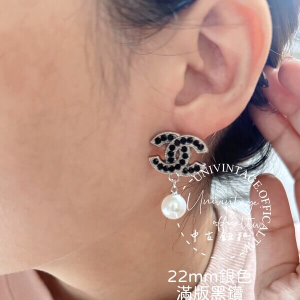 全館特價!!22mm銀色垂墜款 粉鑽/黑鑽