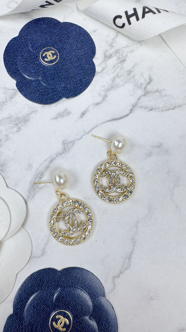 全館特價!!閃鑽簍空圓形 金/銀