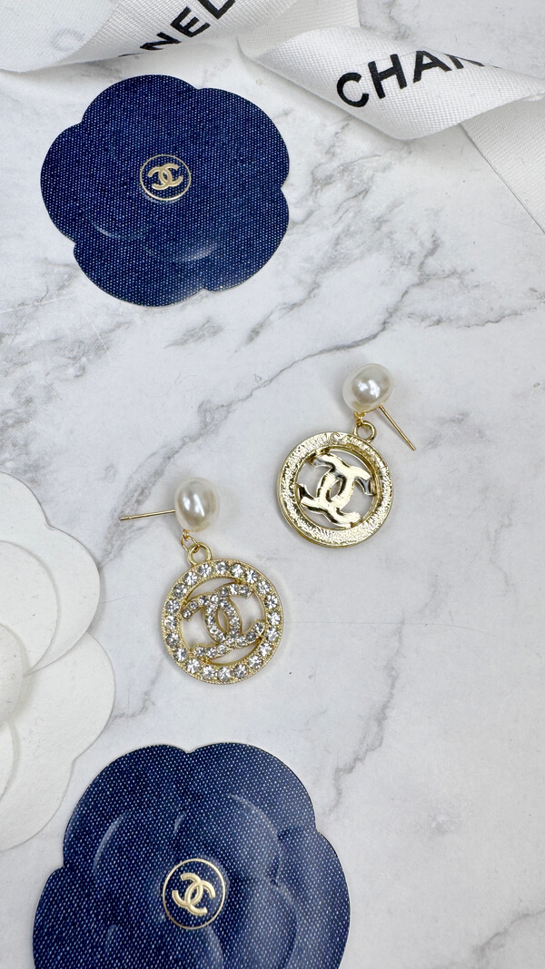 全館特價!!閃鑽簍空圓形 金/銀