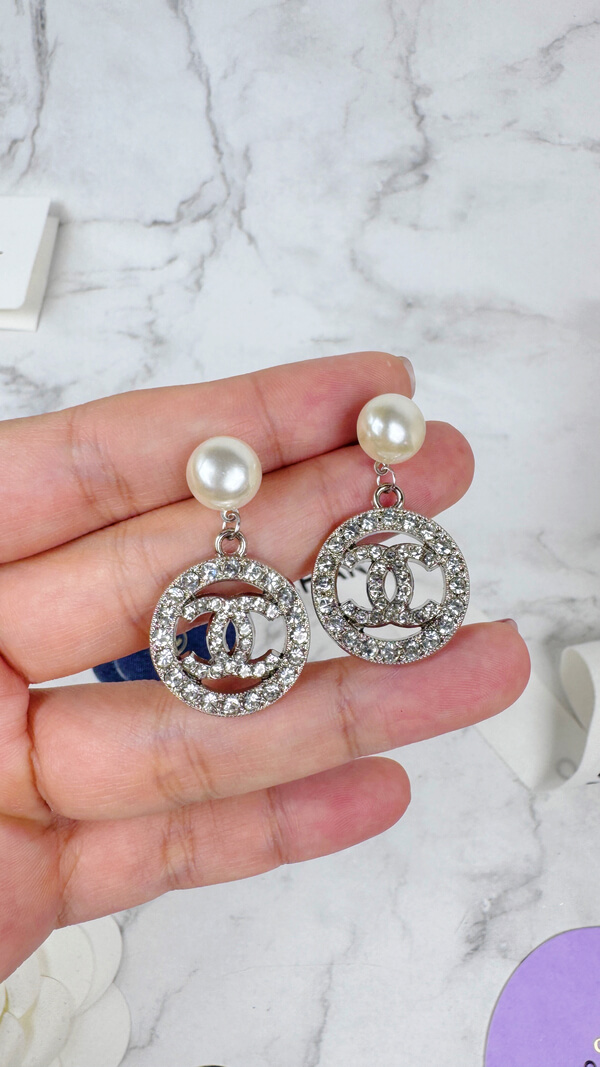 全館特價!!閃鑽簍空圓形 金/銀