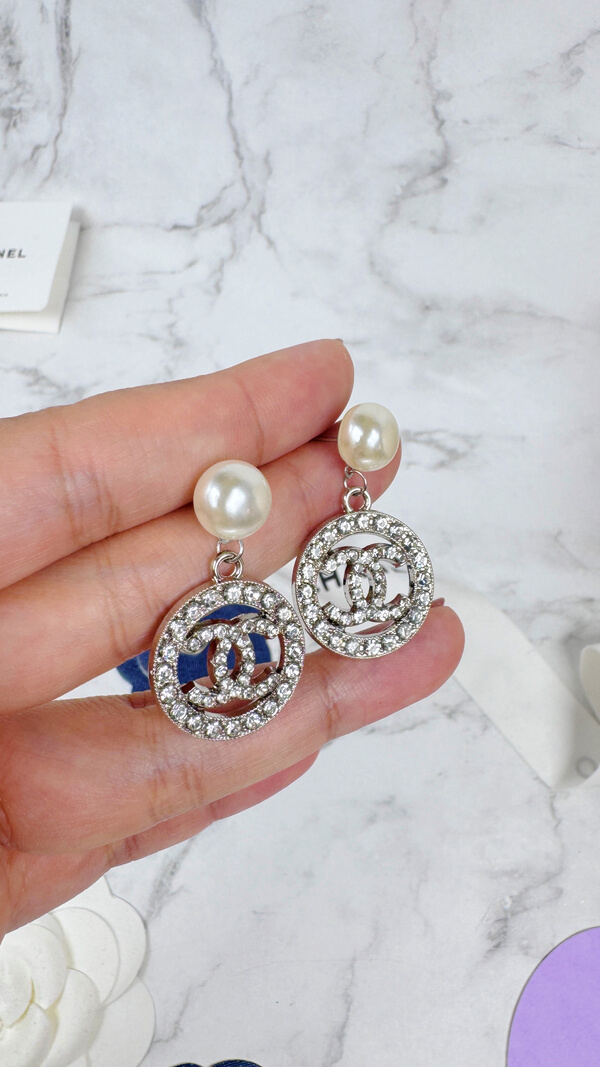 全館特價!!閃鑽簍空圓形 金/銀