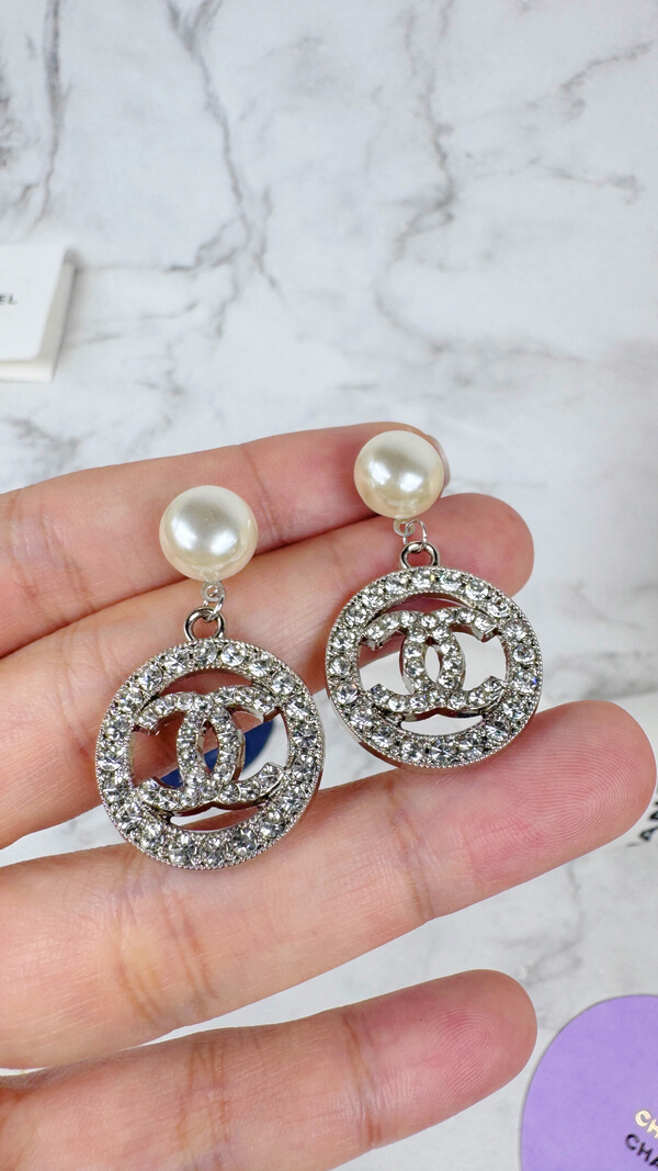 全館特價!!閃鑽簍空圓形 金/銀