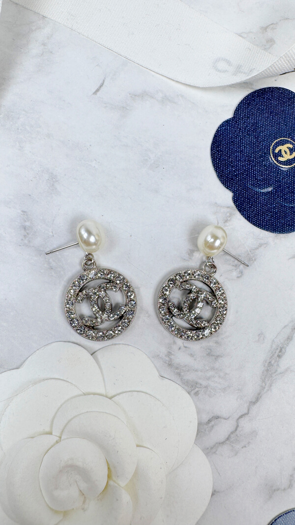 全館特價!!閃鑽簍空圓形 金/銀