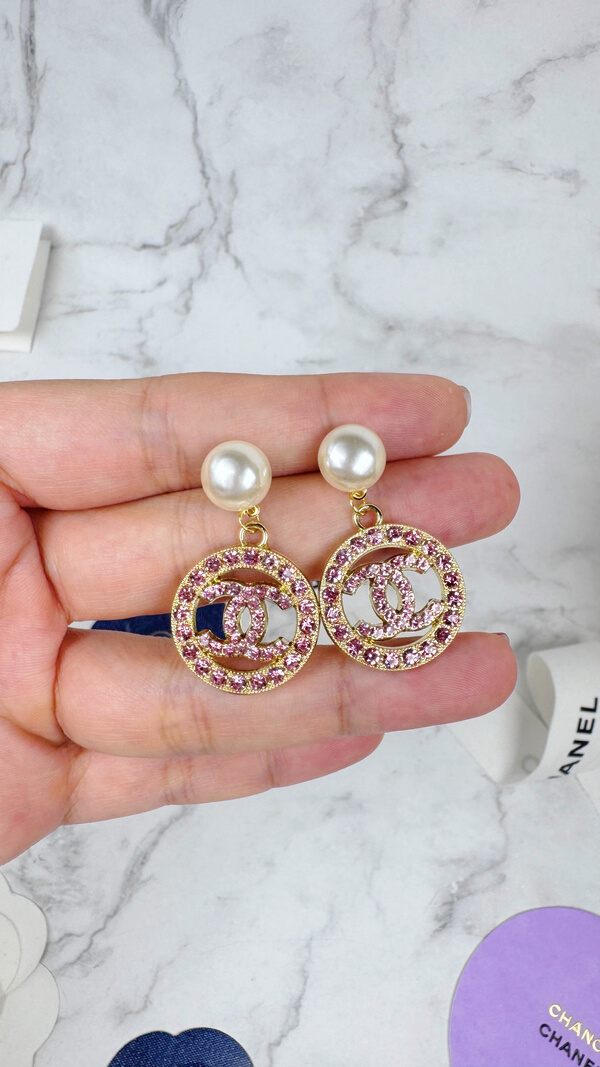 全館特價!!粉鑽簍空圓形 金/銀