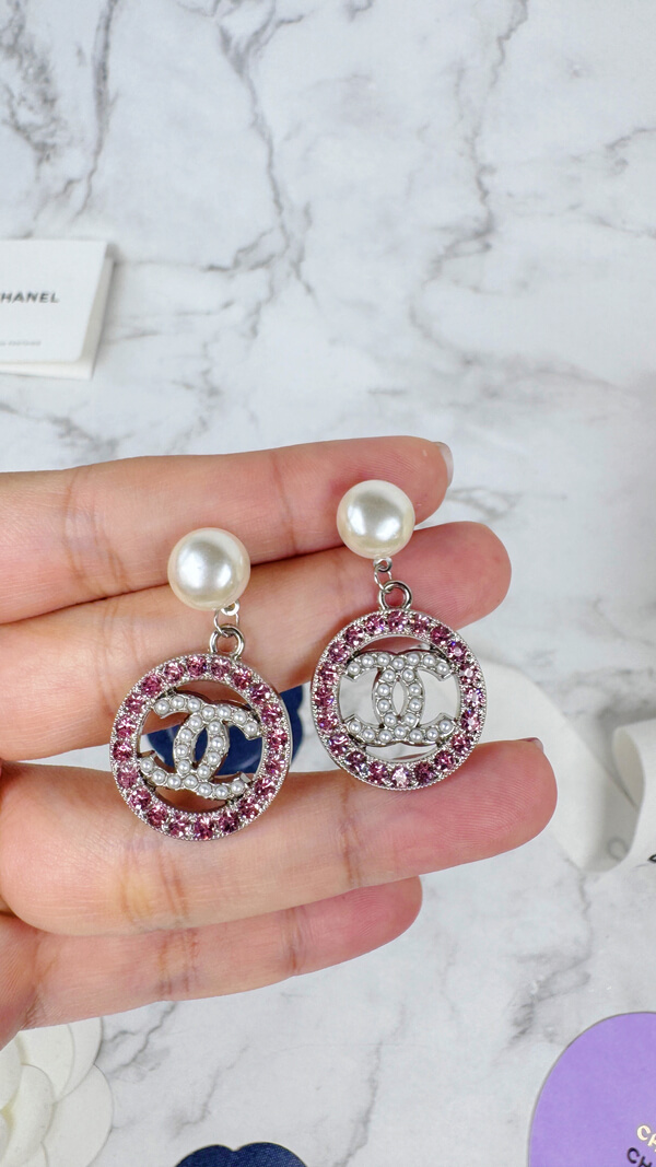 全館特價!!粉鑽簍空圓形 金/銀