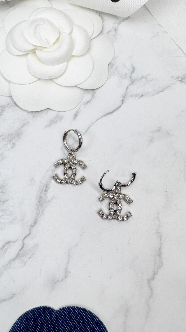 全館特價!!17mm方格耳扣 金/銀