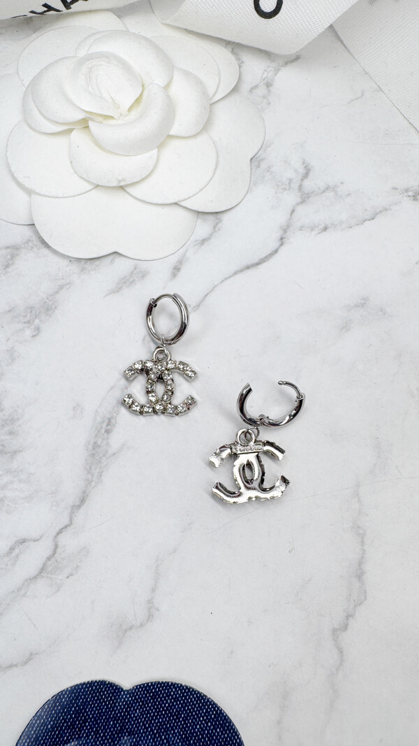 全館特價!!17mm方格耳扣 金/銀