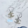 全館特價!!銀色小LOGO耳圈