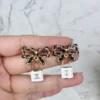 全館特價!!皮穿鍊蝴蝶結 白色鎖頭