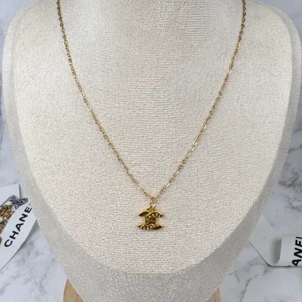 全館特價!!金色小log細鍊