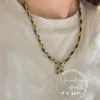 全館特價!!皮穿鍊抽繩款 菱格紋&黑鑽雙C