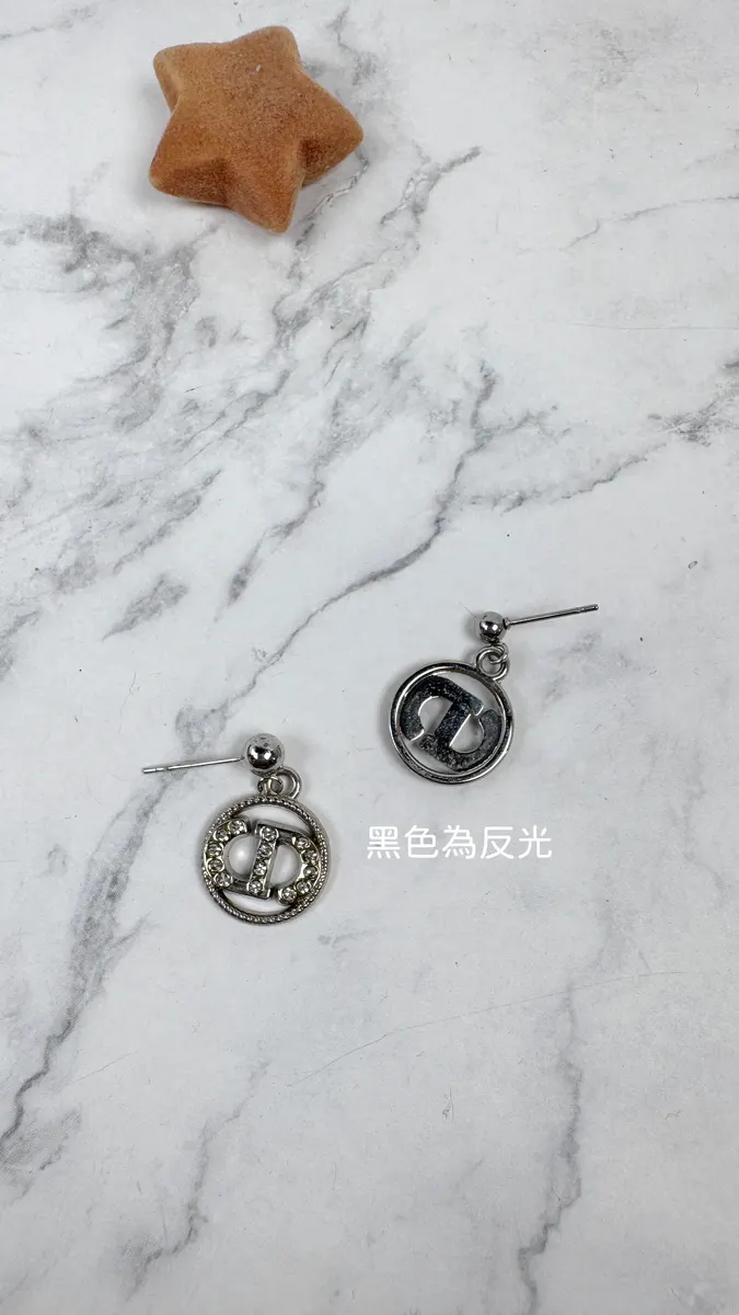 全館特價!!DIOR圓形閃鑽