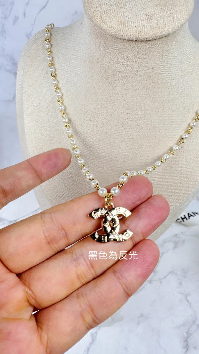 全館特價!!金色珍珠鍊