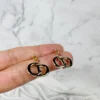 全館特價!!DIOR金色 耳針款