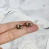 全館特價!!13mm金色 黑鑽+閃鑽