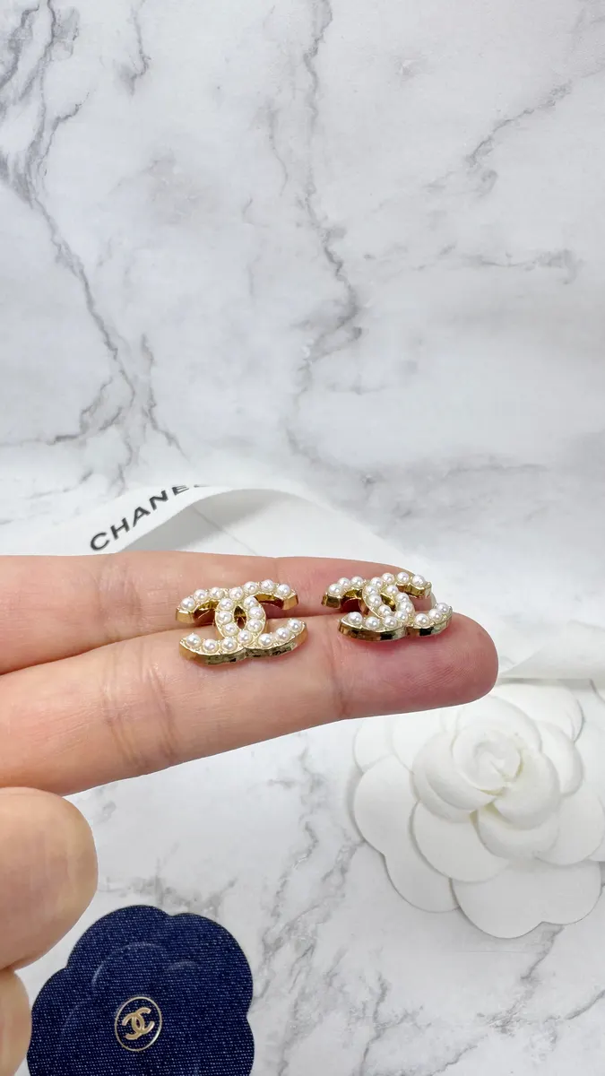 全館特價!!17mm  滿版珍珠 淺金色