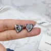 全館特價!!15mm黑銀小愛心